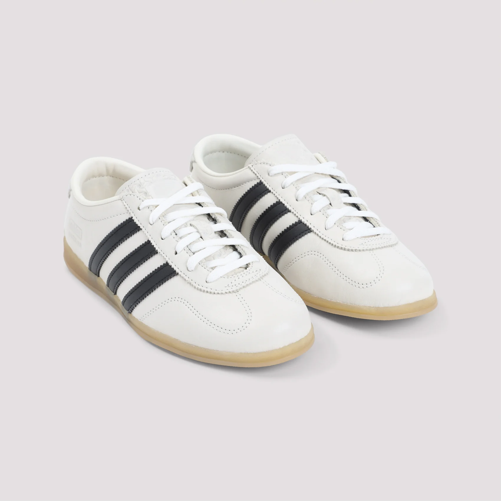 WHITE GAZELLE LO PRO LEATHER SNEAKERS - Image 4