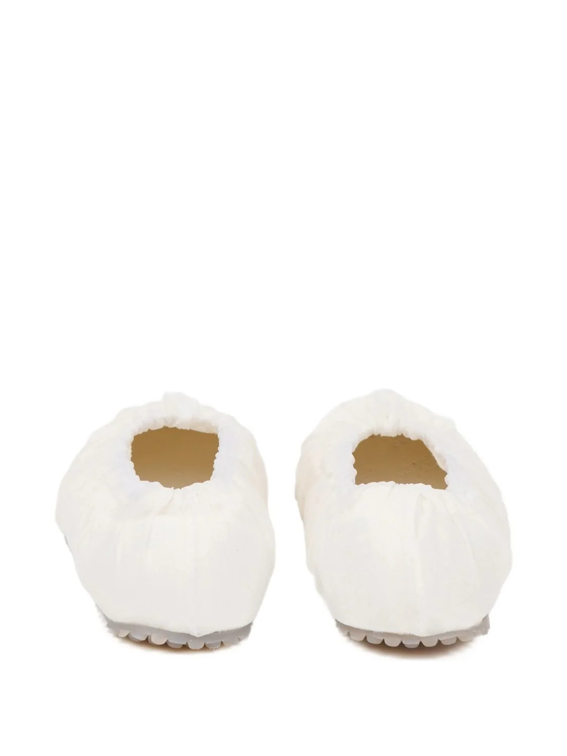 WHITE POLYAMIDE SANDALS - Image 3