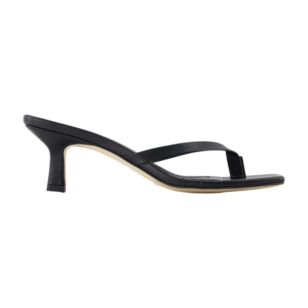 WILMA PUMPS -  - LEATHER - BLACK