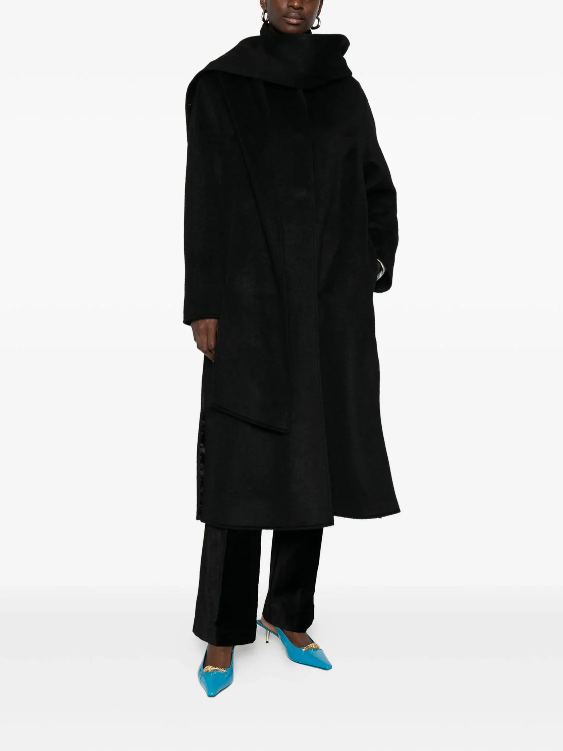 WOOL MOHAIR CLOTH HOODED ASTRAKHAN - Image 2