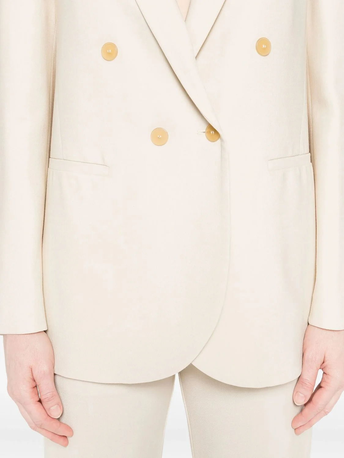 WOOL VISCOSE TWILL REGULAR JACKET - Image 3