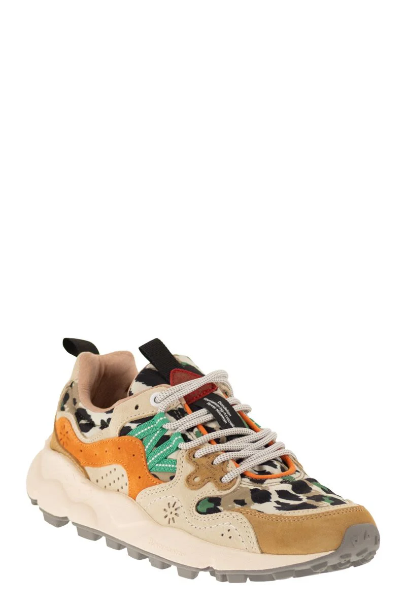 YAMANO 3 - SNEAKERS IN SUEDE AND TECHNICAL FABRIC - Image 2