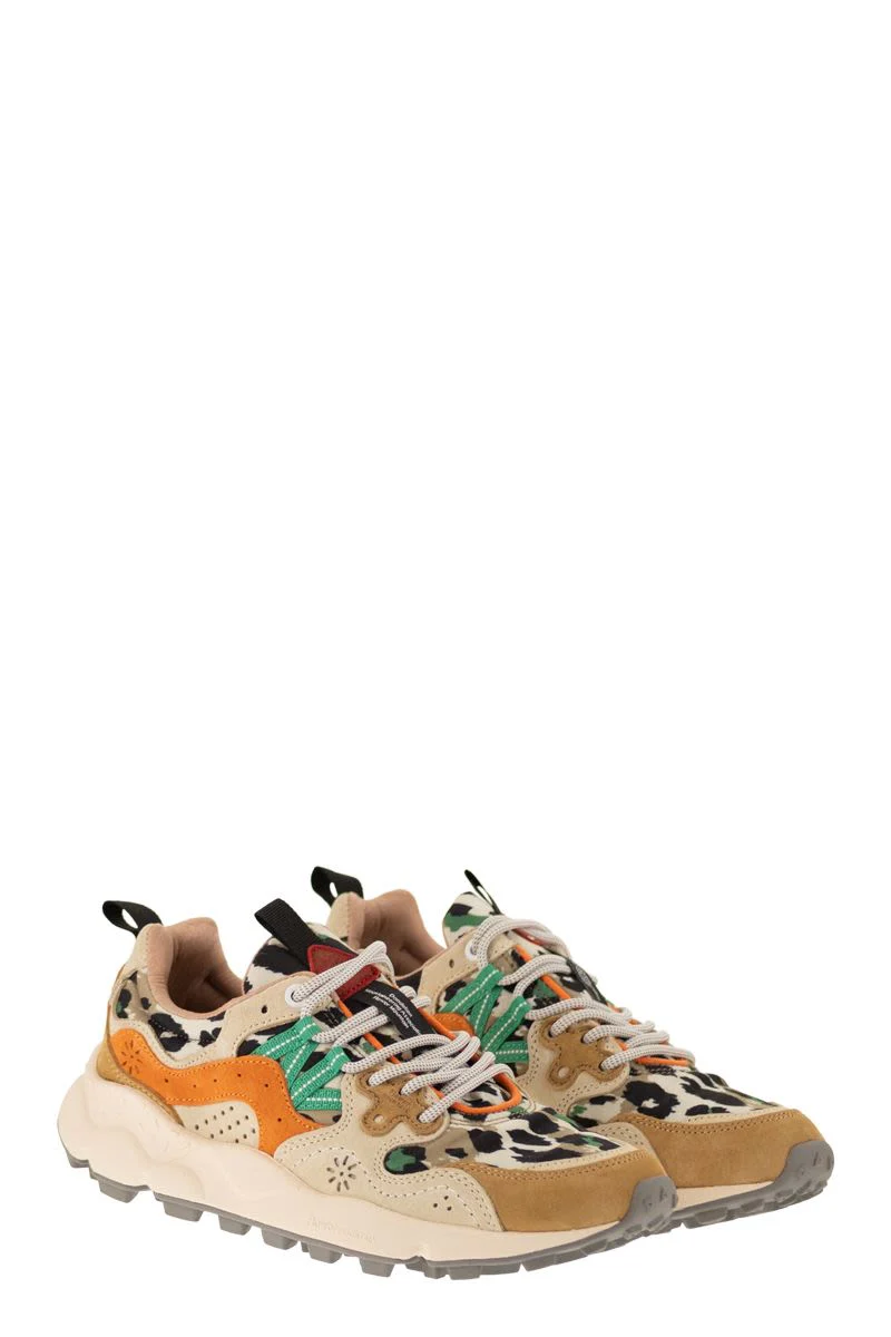 YAMANO 3 - SNEAKERS IN SUEDE AND TECHNICAL FABRIC - Image 4