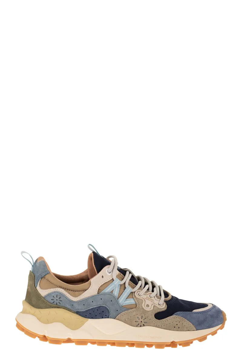YAMANO 3 - SNEAKERS IN SUEDE AND TECHNICAL FABRIC